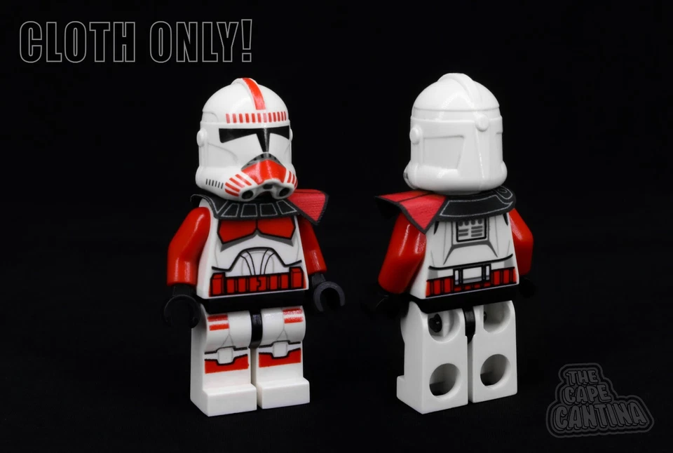 para Minifigura Star Wars Bad Batch Shock Officer Pauldron Custom Cape Lote Conjunto Foto 1 de 1