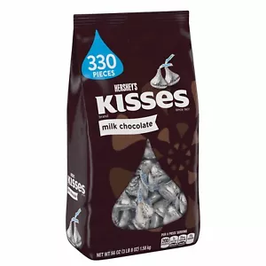 Hershey's Milk Chocolate Kisses 330 Count 56 ounces NEW FRESH - Picture 1 of 4