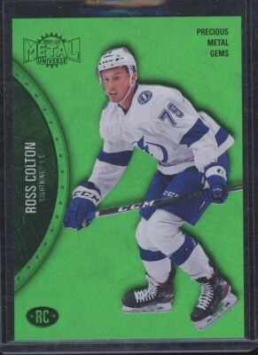 2021-22 Metal Universe Precious Metal Gems Green #178 Ross Colton XX/10 Error - Image 1 of 2