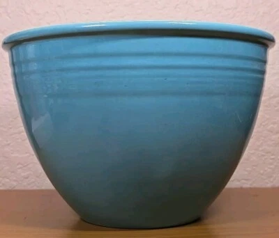 Большая миска для смешивания Fiesta TURQUOISE #6 9 3/4 дюйма Homer Laughlin Co РЕДКАЯ ВИНТАЖНАЯ - Изображение 1 из 4