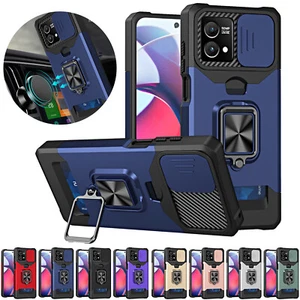 For Motorola Moto G Stylus 5G 2024/2023 Rubber Card Slot Case Stand Camera Cover - Picture 1 of 17