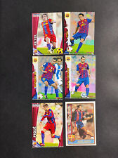 Xavi Puyol Busquets Mascherano Piqué Abelardo.  Lot of 6 cards 1996 to 2013