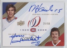 2008-09 Montreal Canadiens Centennial Set /50 Rejean Houle Yvon Lambert Auto