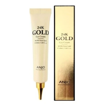 ANJO 24K Gold Augencreme, Anti-Aging, feuchtigkeitsspendend, koreanische Kosmetik, Kbeauty, Probe