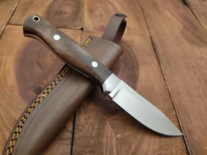 Custom Handmade Full Tang 12c27 Stainless Steel Fixed Blade Camp Hunting Knife - Picture 1 of 13