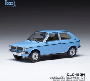 VW VOLKSWAGEN POLO MKI TYP 86 PHASE 1 1975 Blue IXO CLC423N 1/43 Metal - Picture 1 of 4