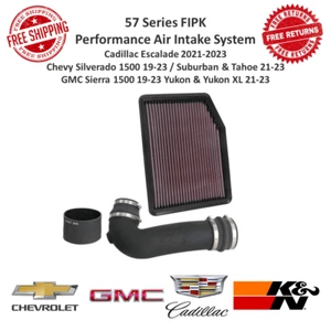 K&N 57 Series FIPK Gen II Air Intake System HDPE Tube For Cadillac, GMC, Chevy - Picture 1 of 12
