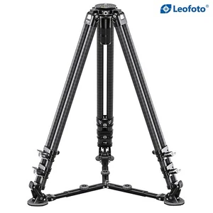 【Leofoto USA】 Treppiede video Leofoto LVC-193C doppio tubo | ciotola integrata 75 mm - Foto 1 di 10