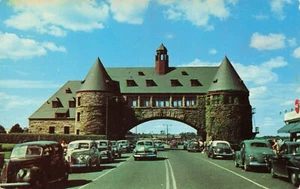 The Towers Narragansett Rhode Island PC vintage pubblicato 1953 - Foto 1 di 2