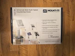 MOUNT-IT MI-3781 Universal IPAD Tablet Tabletop Stand New-Open Box - Picture 1 of 7