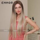 13*4 lace front wig Long straight hair, hand woven lace wig cover