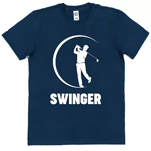 Swinger T-Shirt für Golfer Golfspieler Geschenkidee Vatertag Vater lustig Golfgeschenk - Bild 1 von 6