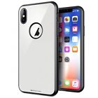 Birstin 43243 iPhone X case iPhone 10 case with 2.5D Glass Back Plate Perfect