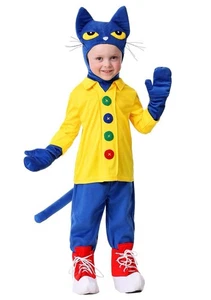 Disfraz Pete El Gato Niño Talla 4T (110) NUEVO En Paquete - Imagen 1 de 4
