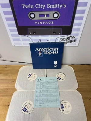 American Top 40 Casey Kasem Program 4 Records Near Mint No. 821–3 AT40 1-16-82 - Image 1 of 4