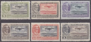 MEXICO / MEXIKO - AIR COMPLETE SET 1929 - Mi.: 600-605 - **MNH** LUXUS - Picture 1 of 1