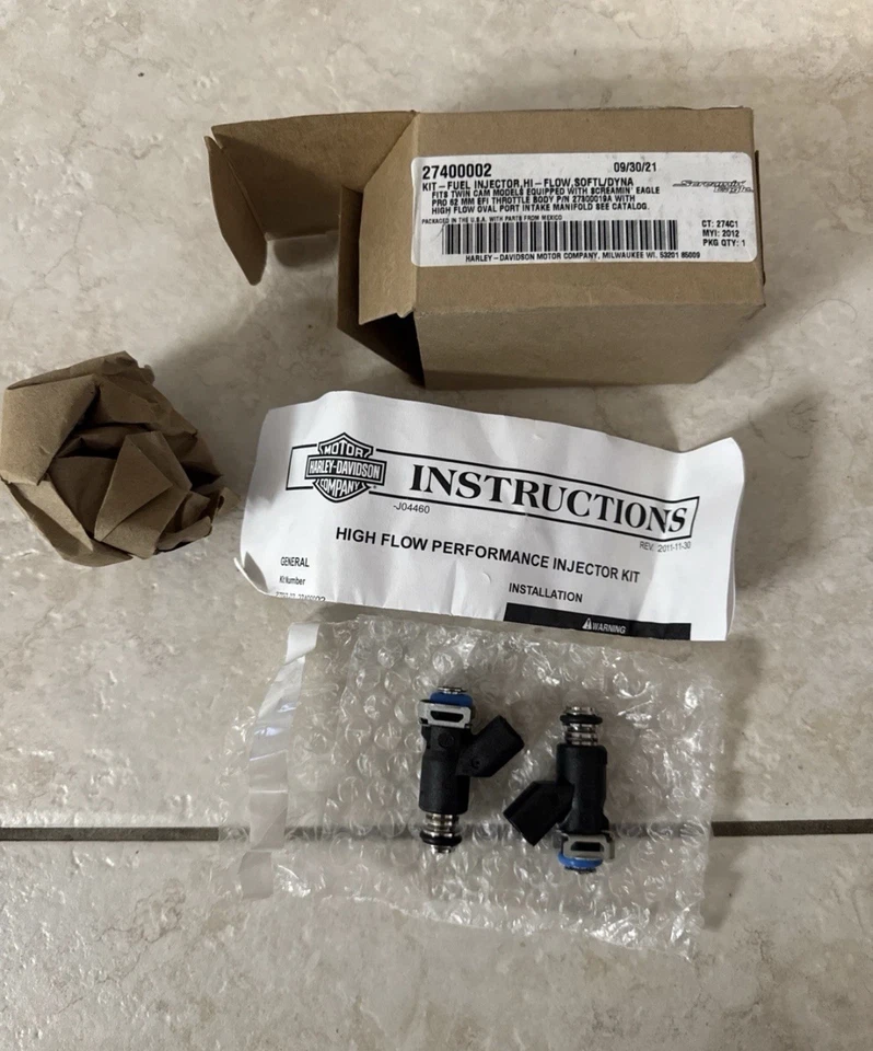 Harley Fuel Injectors 27400002 for Screamin’ Eagle Pro 58mm and 62mm EFI TB