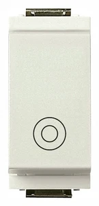 Vimar 1P NO 10A push general symbol white - 17010.B - Picture 1 of 4