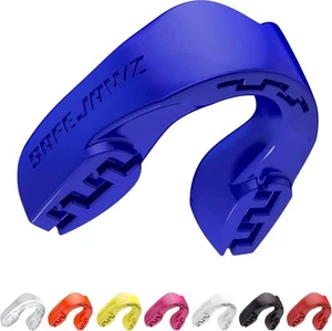 SAFEJAWZ Mouthguard Slim Fit, Adult and Junior Gum Shield with Case for Boxing, - Picture 1 of 6