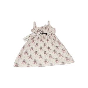 Jessie Steele Feather De Lis Chemise NWT Lace Bow White Pink Black Grey - Picture 1 of 22