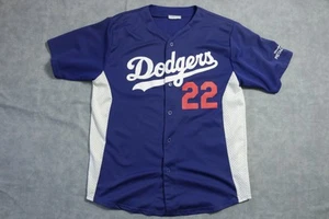 Los Angeles Dodgers Jersey Shirt Mens Large Kershaw 22 Blue White MLB Baseball - Bild 1 von 9