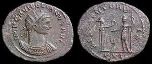 Aureliano AE Antoniniano, Antioquía, RESTITVTOR BIS, Raro RIC 391, 274 AD. #1329 - Imagen 1 de 4
