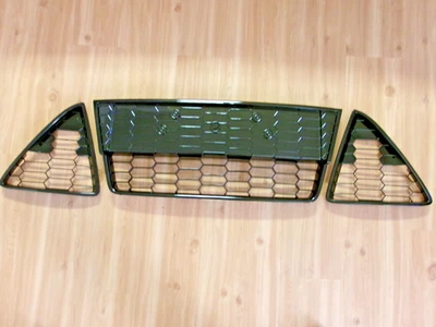 2012/2013/2014 Ford Focus Front Bumper Black Lower Grille Honeycomb-3 Pieces-NEW - Image 1 of 4