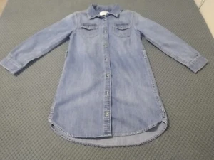 Old Navy girls 2 pocket denim shirt dress size M8 - Picture 1 of 13