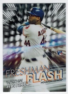 Jordan Alvarez 2020 Topps Chrome Freshman Flash Insert #FF-15 ROOKIE CARD - Bild 1 von 2