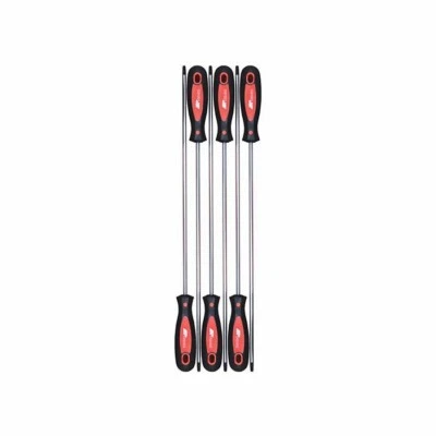 6pc Extra Long Tamper Torx Star Screwdriver Set 300mm T10–T30 Chrome Vanadium - image 1 of 4