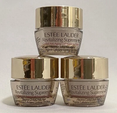 Lote de 3 Estee Lauder REVITALIZING SUPREME+ Bálsamo para ojos antienvejecimiento global 5 ml cada uno Foto 1 de 3