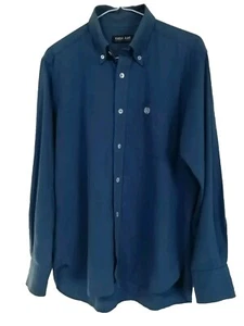 VTG Kansai jeans by Kansai Yamamoto made in india cotton shirts blue size m - Picture 1 of 13