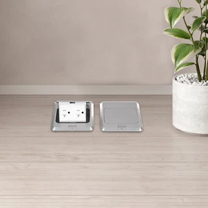 2Pcs Indoor Floor Mount Pop-Up Floor Sockets Hidden Sockets Sockets 4000W 125V - Picture 1 of 18