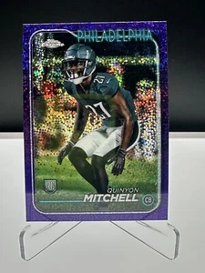 2024 Topps Chrome Football Quinyon Mitchell - Purple Speckle 51/275 🦅 🔥 Nice! - Imagen 1 de 4