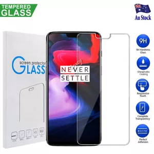 Tempered Glass LCD Screen Protector Film Guard For OnePlus 6 - Picture 1 of 7