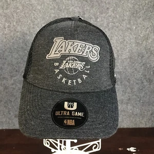 Neu mit Etikett Los Angeles L.A. Lakers Basketball NBA elastische Stretch Baseballkappe Mütze Ultr - Bild 1 von 9