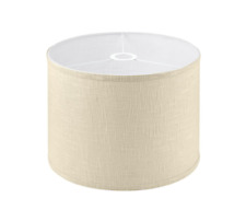 2-1/4 in. Fitter Small Linen Fabric Drum Pendant Lamp Shade
