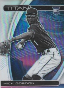 2021 Panini Chronicles #17 Nick Gordon Titan Prizm RC Minnesota Twins - Picture 1 of 2