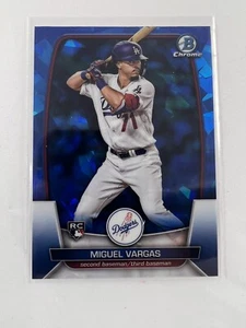 2023 Bowman Chrome Sapphire Miguel Vargas Rookie RC #40 Dodgers - Picture 1 of 2
