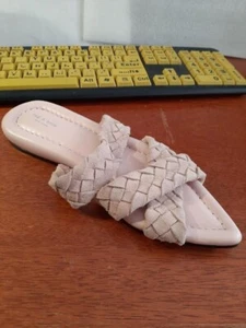 NEU! Rag&Bone Lewis Sandale spitz zulaufend Leder geflochten gepolsterte Riemchen rosa Gr. variieren - Bild 1 von 5