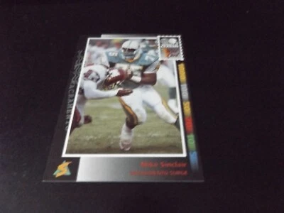 1992 WLAF Wildcard Card Mike Sinclair DE Sacramento Surge - Image 1 of 2