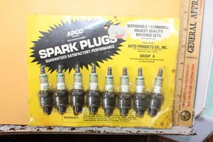 Vintage NOS Apco Reconditioned Spark Plugs R46S AC - Picture 1 of 3