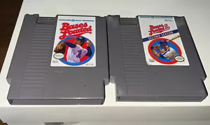 Nintendo NES Bases Loaded I & II: Second Season, two video games bundle. Tested. - Picture 1 of 7