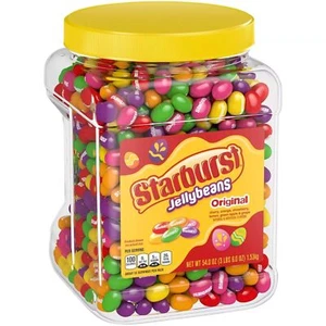 Starburstt Original Assorted Jelly Beans Chewy Candy Resealable Jar (54 oz.) - Picture 1 of 4