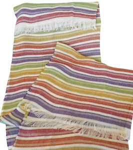 RARE MISSONI HOME ITALIAN STRIPED BEACH TOWEL 40X71 IN SUNNY BRIGHT COLORS (NEW) - Picture 1 of 5