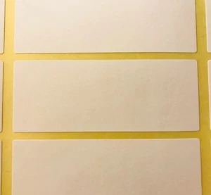 Pegatinas grandes blancas 30 x 78 mm código de color rectángulos/direcciones - etiquetas adhesivas - Imagen 1 de 17
