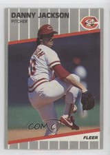 1989 Fleer Box Bottoms Gray Back Danny Jackson #C-15