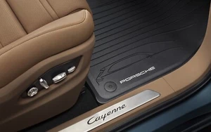 All-weather floor mats Porsche Cayenne ( E3 ) 9Y00448011E0 Black ORIGINAL - Picture 1 of 9