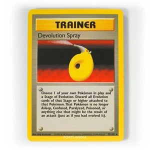 Pokemon - Devolution Spray - Non Holo - 72/102 - Base Set - Rare Trainer Card - Picture 1 of 1
