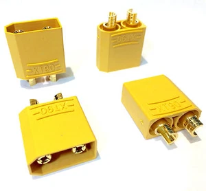 4 Stück Hochstrom XT90 XT 90 Stecker Verpolschutzstecker 150A Male Männlich Plug - Bild 1 von 12